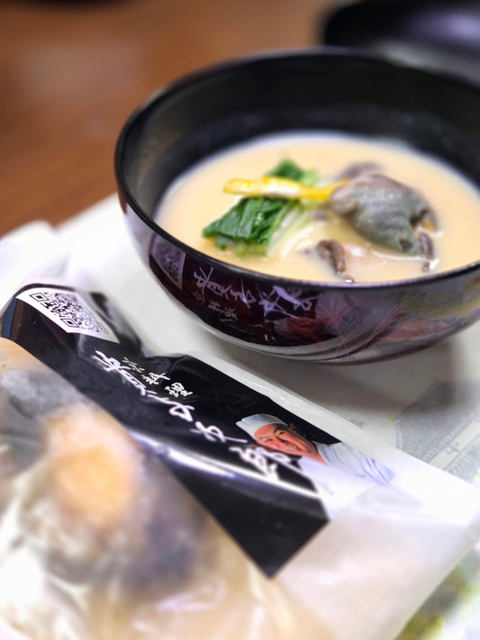 鮑の白味噌仕立て
